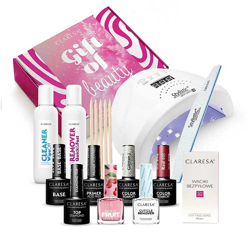 Стартов сет за гел лак с лампа Claresa Starter Set