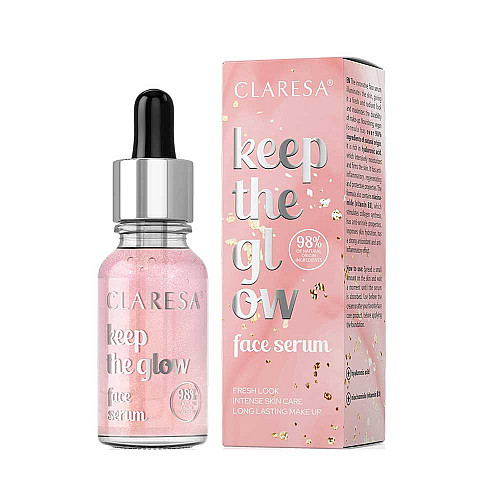 Озаряващ серум за лице Claresa Glow 16g