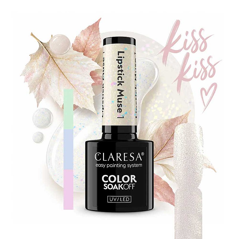 Гел лак CLARESA 1 Lipstick Muse 5g