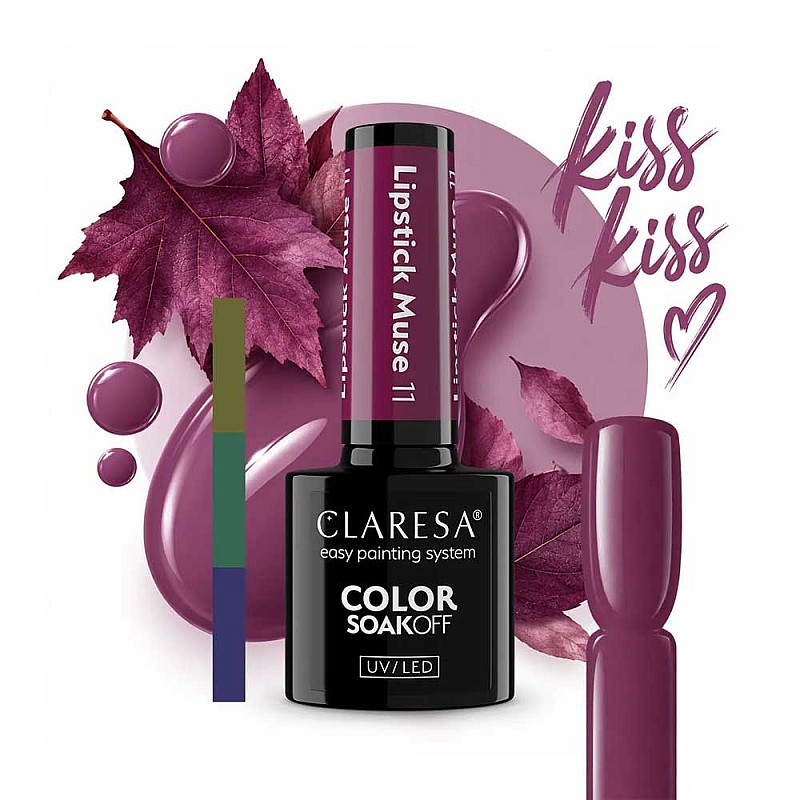 Гел лак CLARESA 11 Lipstick Muse 5g