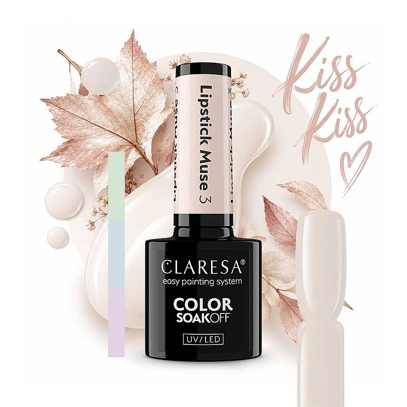 Гел лак CLARESA 3 Lipstick Muse 5g