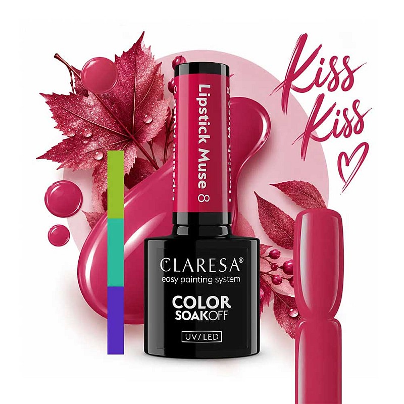Гел лак CLARESA 8 Lipstick Muse 5g