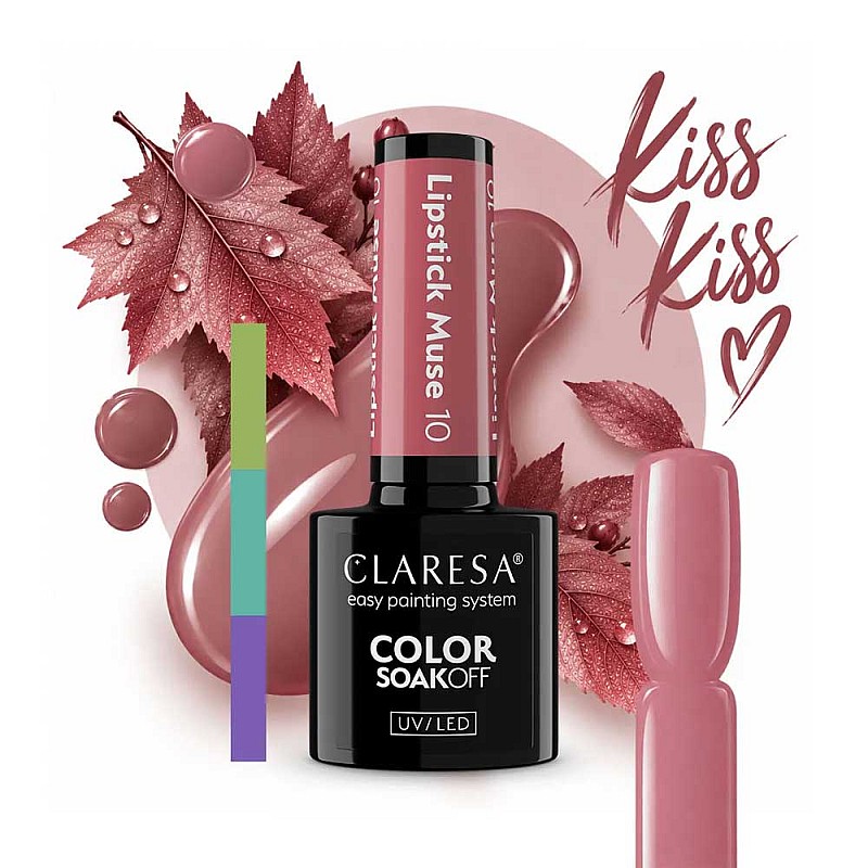 Гел лак CLARESA 10 Lipstick Muse 5g
