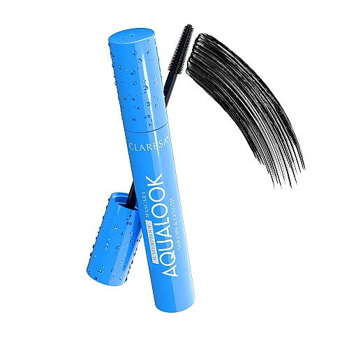 Водоустойчива черна спирала за обем и дължина Claresa Aqualook Waterproof Volume&Lenght Mascara