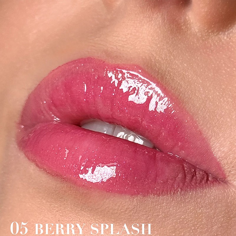 Гланц за устни боровинка Claresa Glass of Water Lip Gloss 05 Berry Splash
