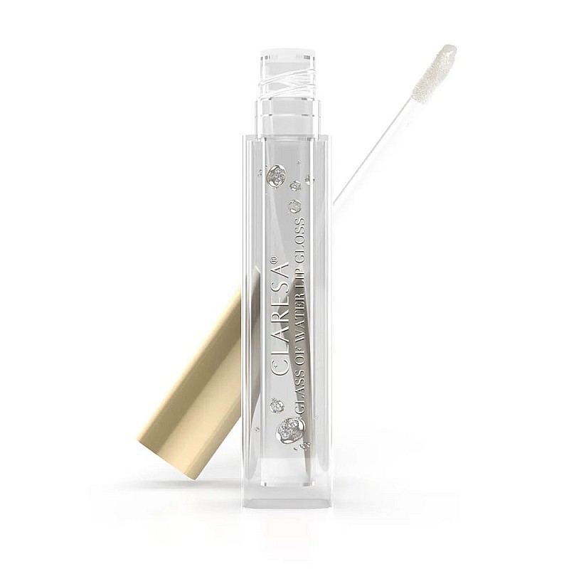 Гланц за устни безцветен Claresa Glass of Water Lip Gloss 02 Cristal Water