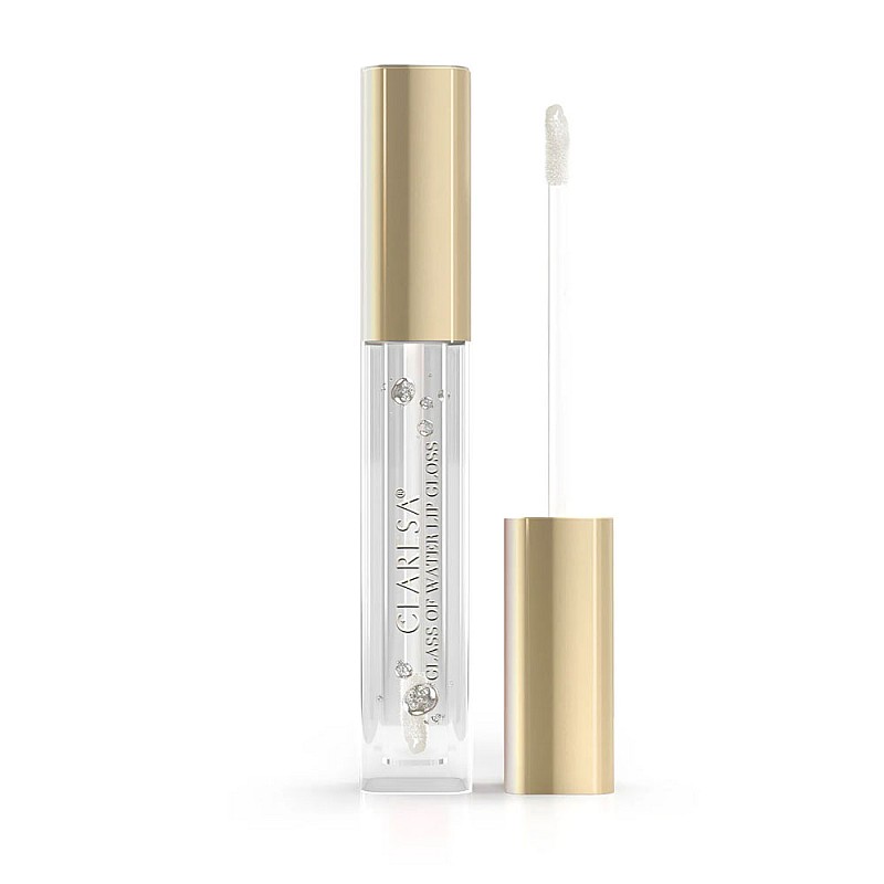 Гланц за устни безцветен Claresa Glass of Water Lip Gloss 02 Cristal Water