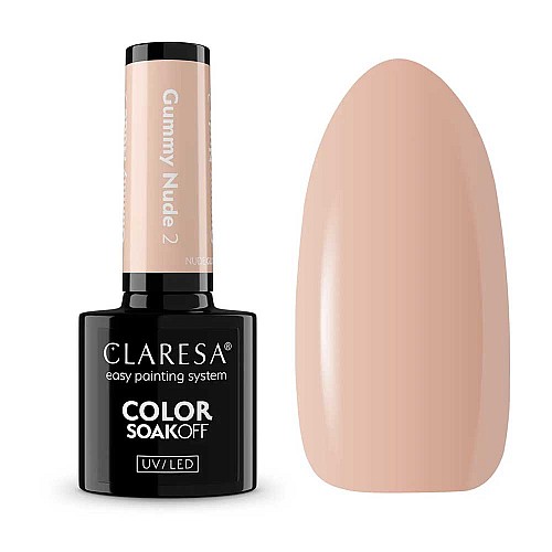 Гел лак CLARESA 2 Gummy Nude 5g