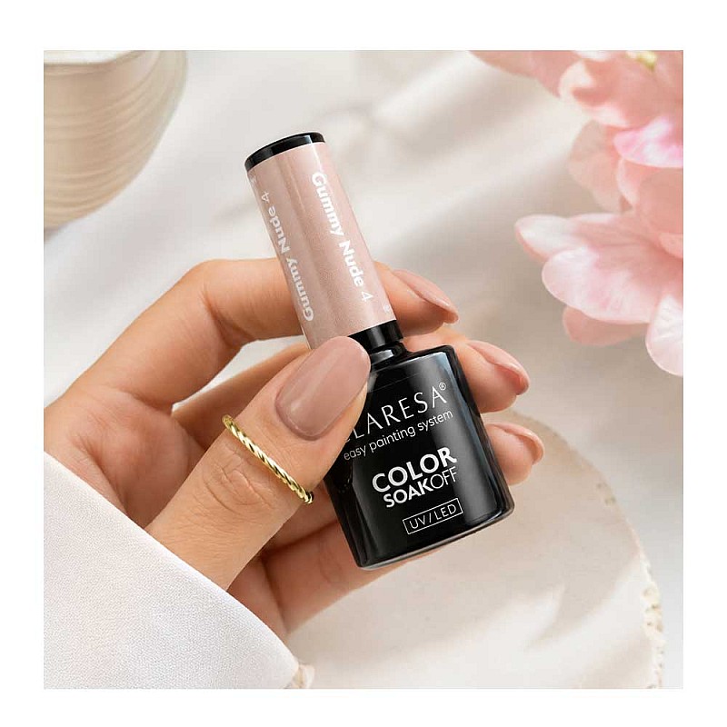 Гел лак CLARESA 4 Gummy Nude 5g