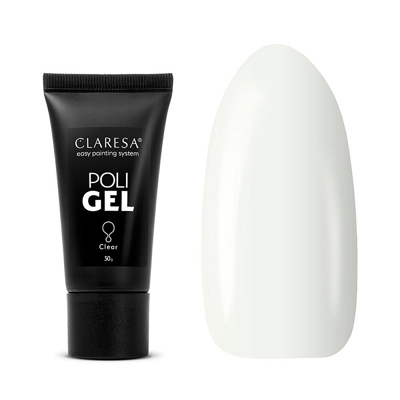 Поли гел Прозрачен CLARESA POLI GEL CLEAR 30g