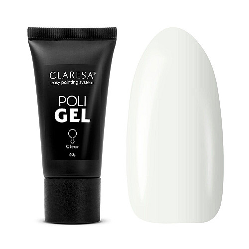 Поли гел за Прозрачен CLARESA POLI GEL CLEAR 60g