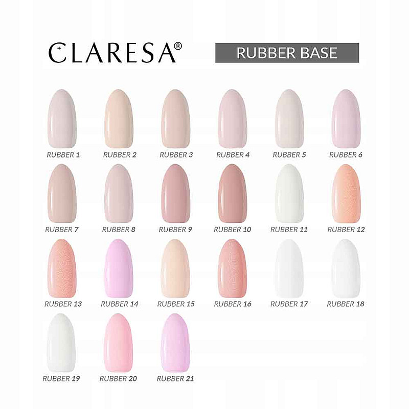 Каучукова база за гел лак CLARESA RUBBER 16 - 5g