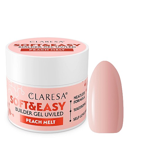 Изграждащ гел Claresa Soft and Easy Peach Melt 12g