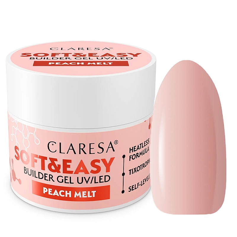Изграждащ гел Claresa Soft and Easy Peach Melt 45g