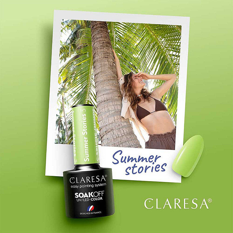 Гел лак CLARESA 3 Summer Stories 5g