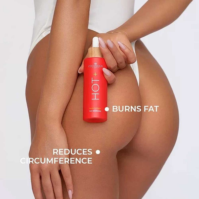 Термоактивен серум за оформяне на силуета и гладка кожа COCOSOLIS HOT+ Fat Burning Serum 100ml
