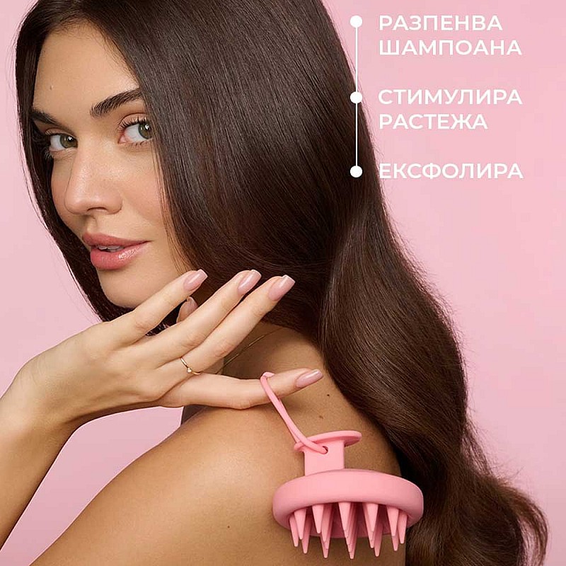 Шампоан и масажор за бърз растеж на косата Cocosolis Growth & Anti-aging