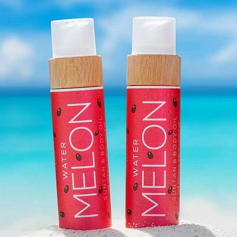 Био масло за бърз, наситен тен с диня Cocosolis Watermelon Suntan and Body Oil 110ml