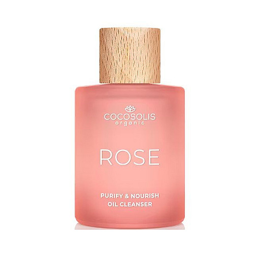 Почистващо масло за лице Cocosolis Rose Purify & Nourish Oil Cleanser 50ml