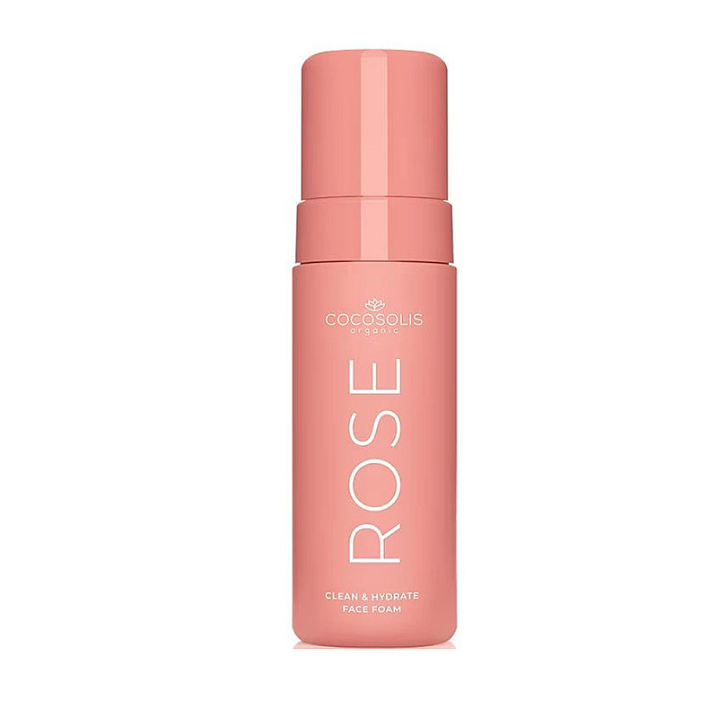 Почистваща пяна Cocosolis Rose Clean & Hydrate Face Foam 150ml