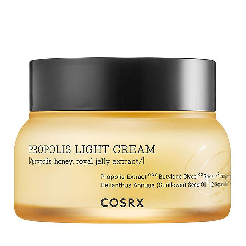 Лек регенериращ крем за лице с прополис Cosrx Propolis Light Cream 65g