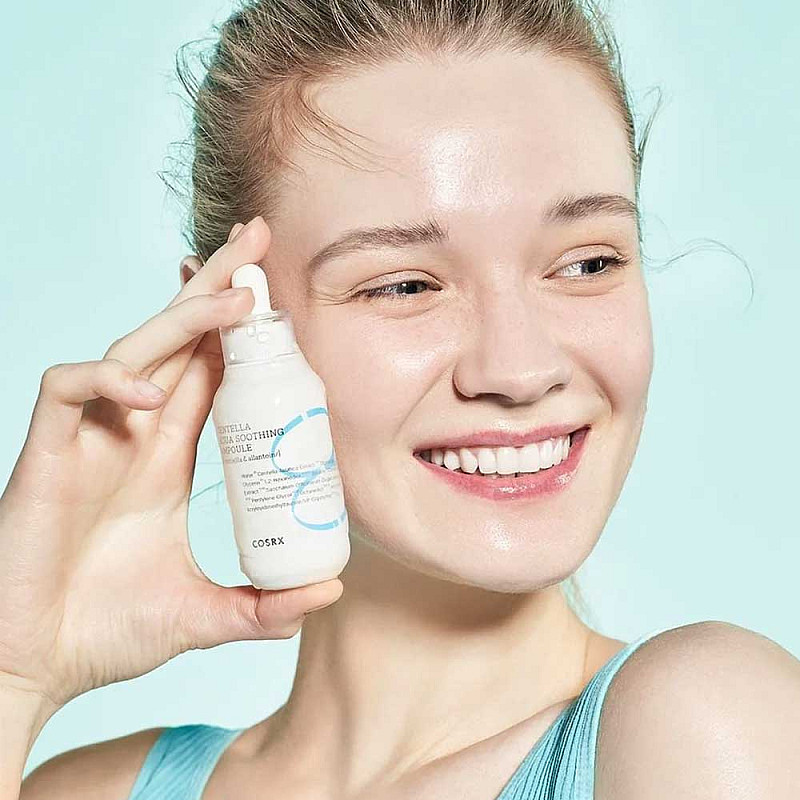 Хидратираща ампула за лице със зелен чай Cosrx Hydrium Centella Aqua Soothing Ampoule 40ml