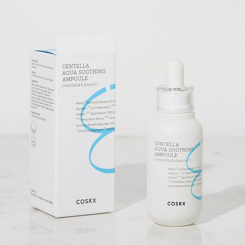 Хидратираща ампула за лице със зелен чай Cosrx Hydrium Centella Aqua Soothing Ampoule 40ml