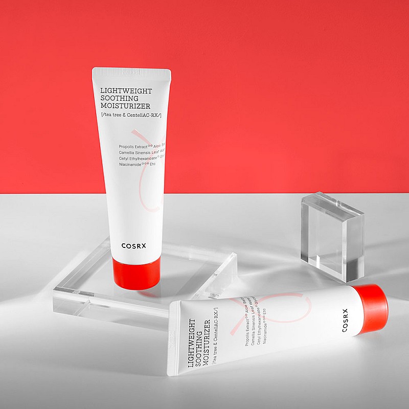 Успокояващ крем за проблемна и акнетична кожа COSRX AC Collection Lightweight Soothing Moisturizer 80ml