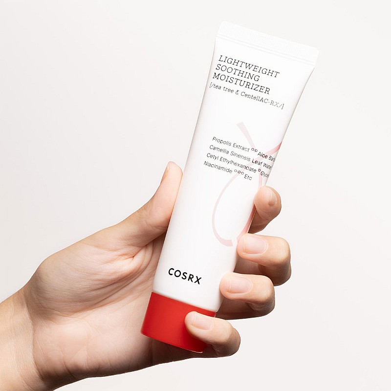 Успокояващ крем за проблемна и акнетична кожа COSRX AC Collection Lightweight Soothing Moisturizer 80ml