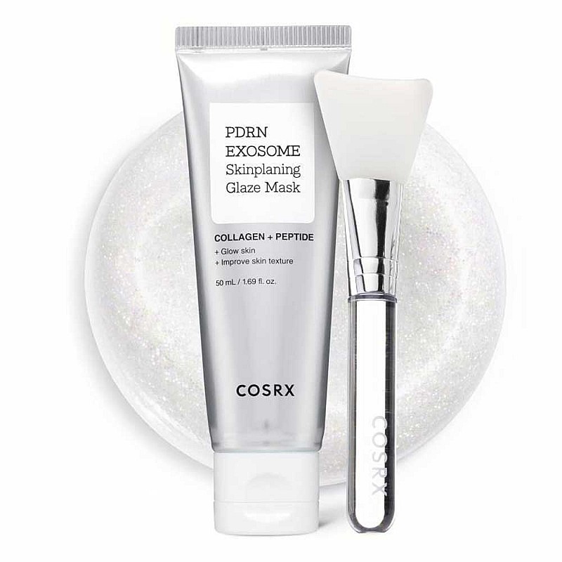 Маска за сияние и гладка кожа с PDRN COSRX Exosome Skinplaning Glaze Mask 50ml