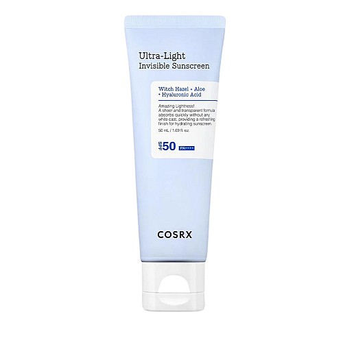 Слънцезащитен крем за мазна кожа SPF 50+ PA++++ Cosrx Ultra Light Invisible Sunscreen 50ml