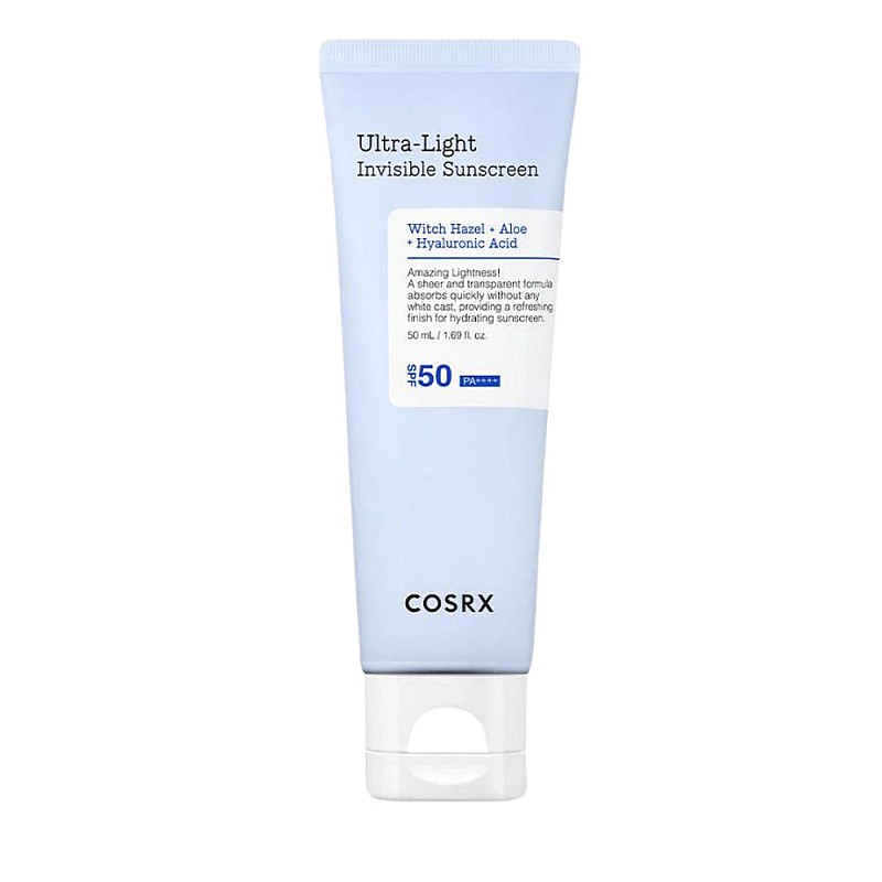 Слънцезащитен крем за мазна кожа SPF 50+ PA++++ Cosrx Ultra Light Invisible Sunscreen 50ml