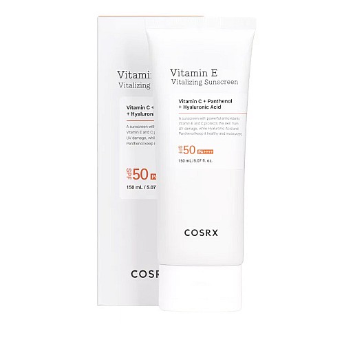 Слънцезащитен крем за лице SPF 50+ Cosrx Vitamin E Vitalizing Sunscreen 150 ml