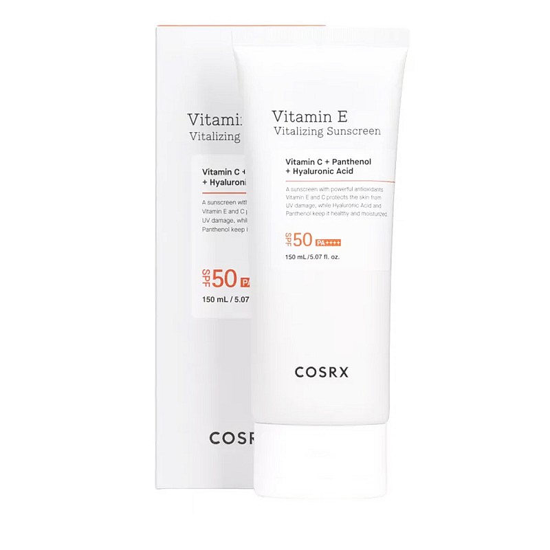 Слънцезащитен крем за лице SPF 50+ Cosrx Vitamin E Vitalizing Sunscreen 150 ml