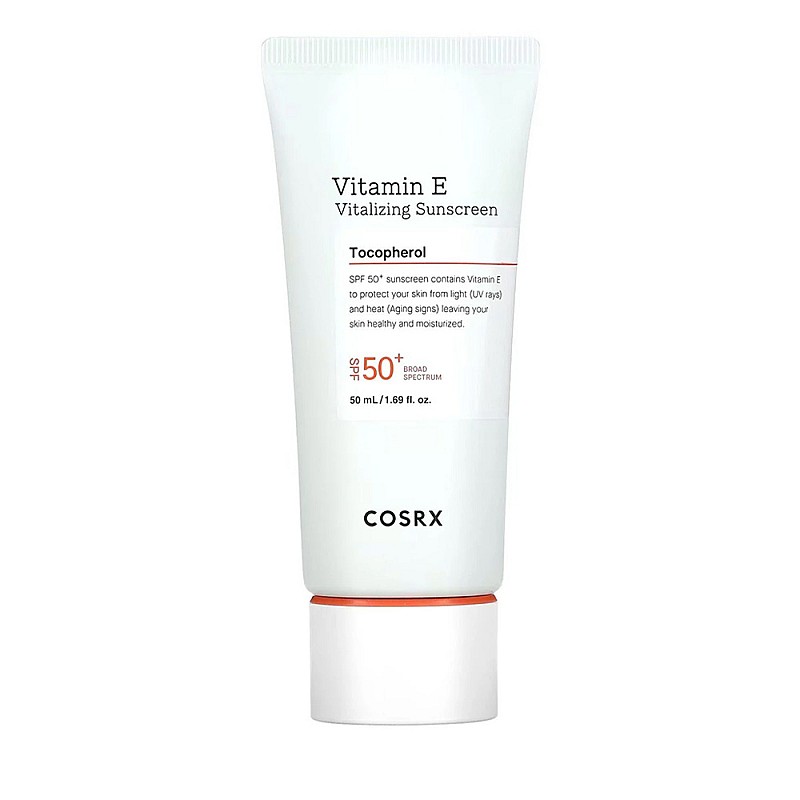 Слънцезащитен крем за лице Cosrx  SPF 50+ Vitamin E Vitalizing Sunscreen 50 ml