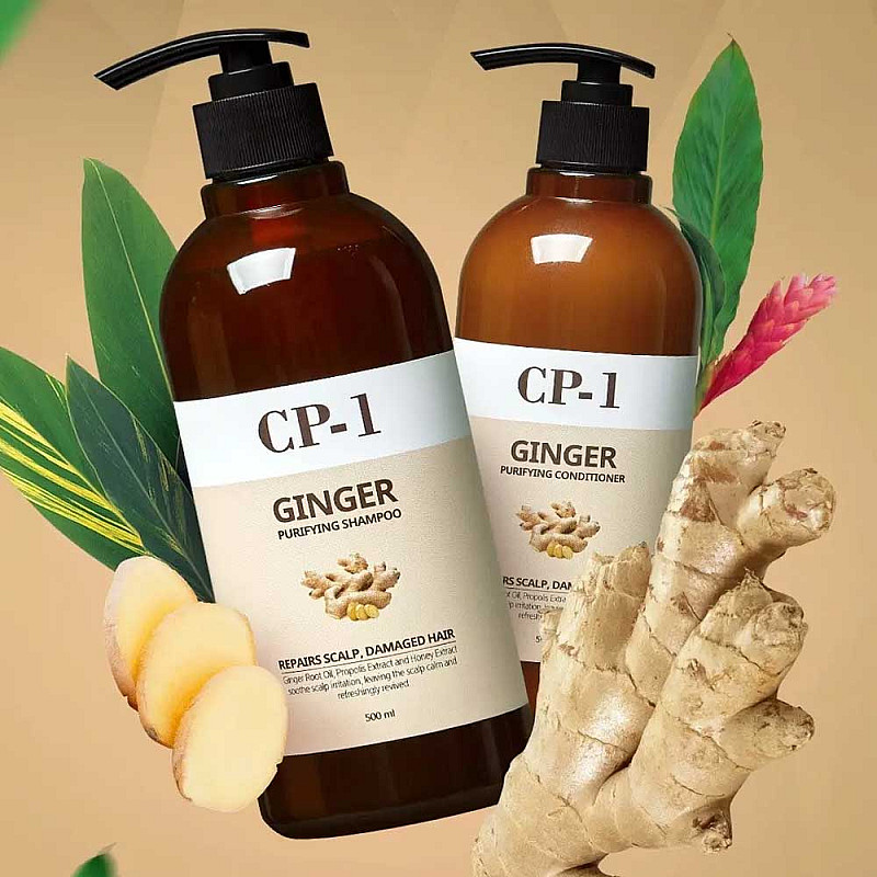 Дълбоко почистващ шампоан с джинджифил CP-1 Ginger Purifying Shampoo 500ml