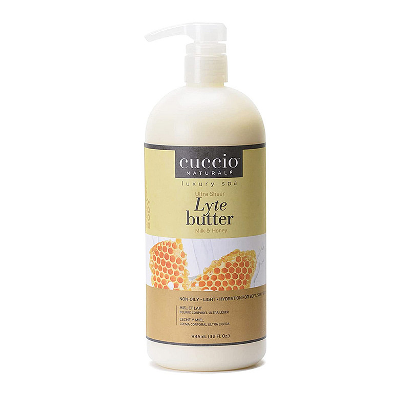 Леко масло за ръце и тяло с мляко и мед Cuccio lyte Butter Milk & Honey 1000ml