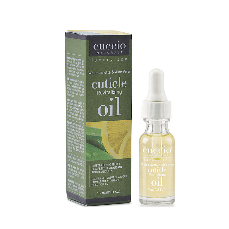 Олио за кожички лимета и алое Cuccio cuticle oil White Limetta&Aloe 15ml