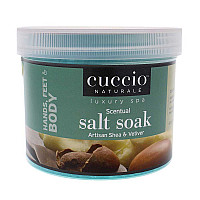 Соли за педикюр ший и ветивер Cuccio Salt Soak Artisan Shea & Vertiver 822g