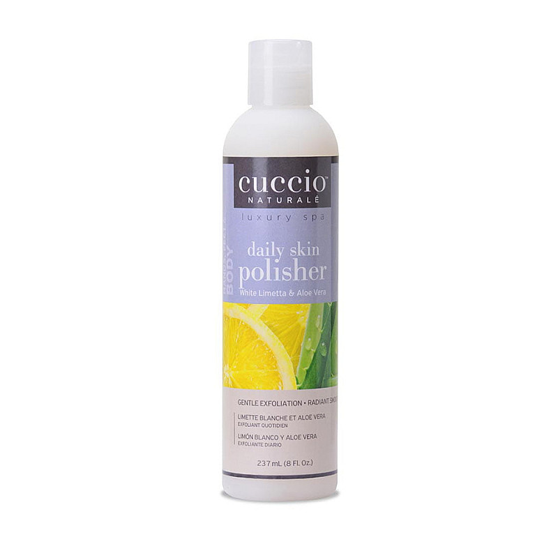 Нежен пилинг за тяло Лимета и Алое Cuccio Limetta & Aloe Vera Daily Skin Polisher 237ml