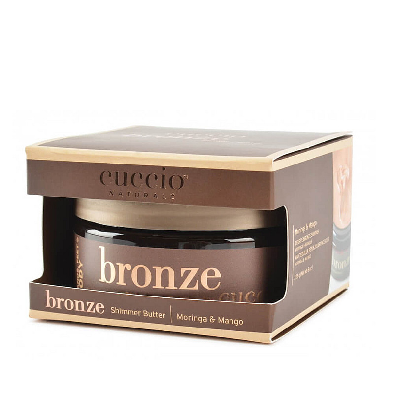 Хидратиращ крем с бронзант и златни частици Cuccio Bronze 237gr