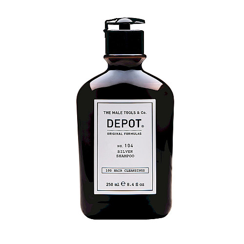 Матиращ шампоан за мъже шампоан Depot 104 Silver Shampoo 250ml