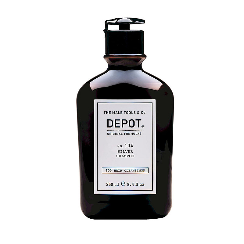 Матиращ шампоан за мъже шампоан Depot 104 Silver Shampoo 250ml