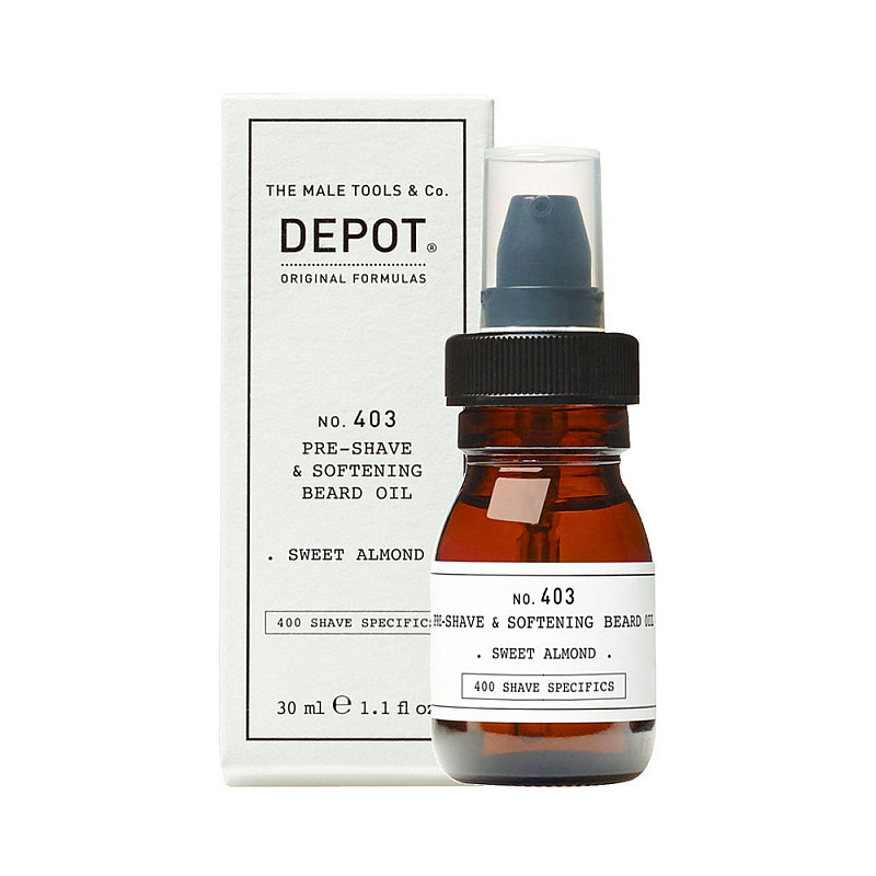 Масло за брада Depot 403 Pre Shave and Softening Bread Oil fresh black pepper 30ml