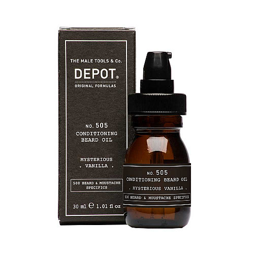 Луксозно масло за брада Depot 505 Conditioning Bread Oil mysterious vanilla 30ml