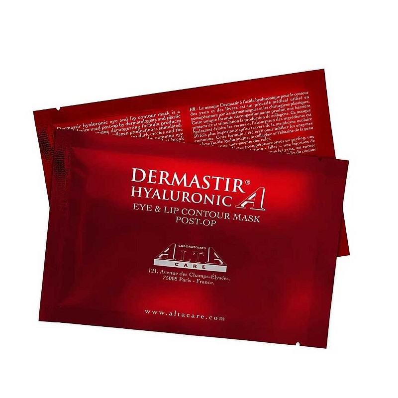 Маска за подмладяване на околоочния и устния контур Dermastir Eye& Lip Mask 1pcs