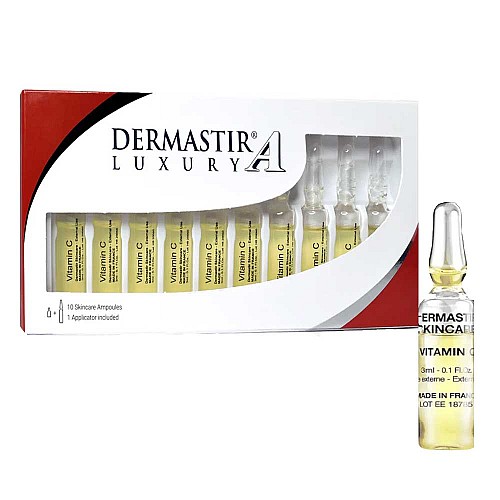 Ампули с висококонцентриран витамин C  Dermastir Luxury Vitamin C Skincare Ampoule 10x3ml