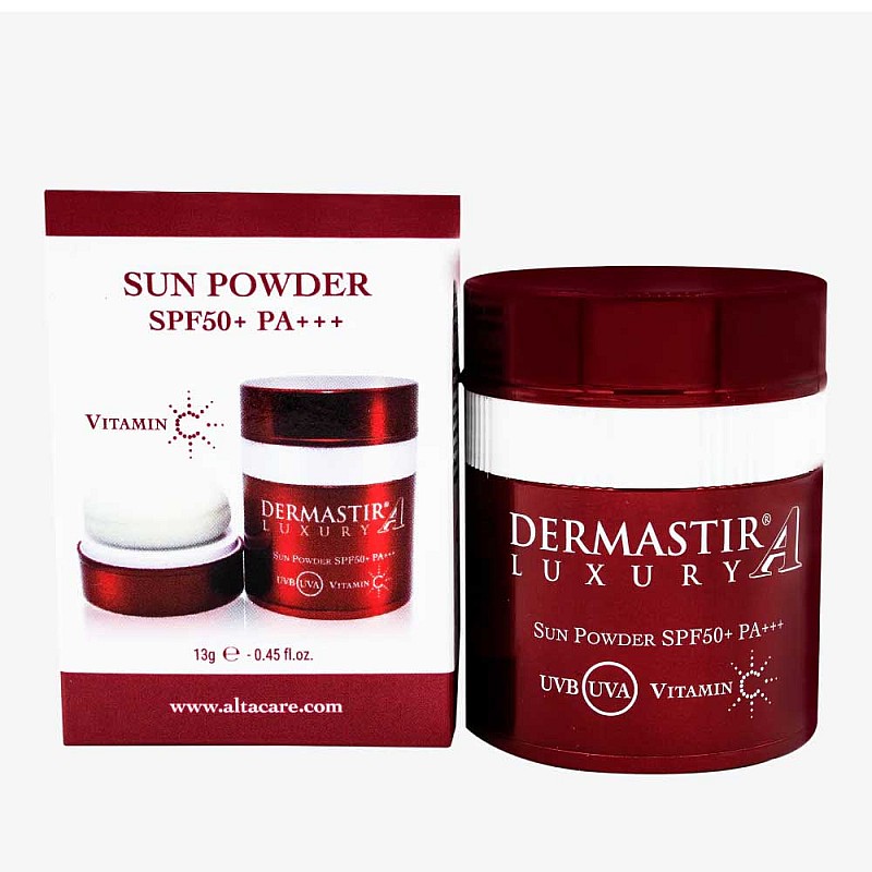 Слънцезащитна тонираща пудра SPF50 Dermastir SPF50+ Sun Powder 13g