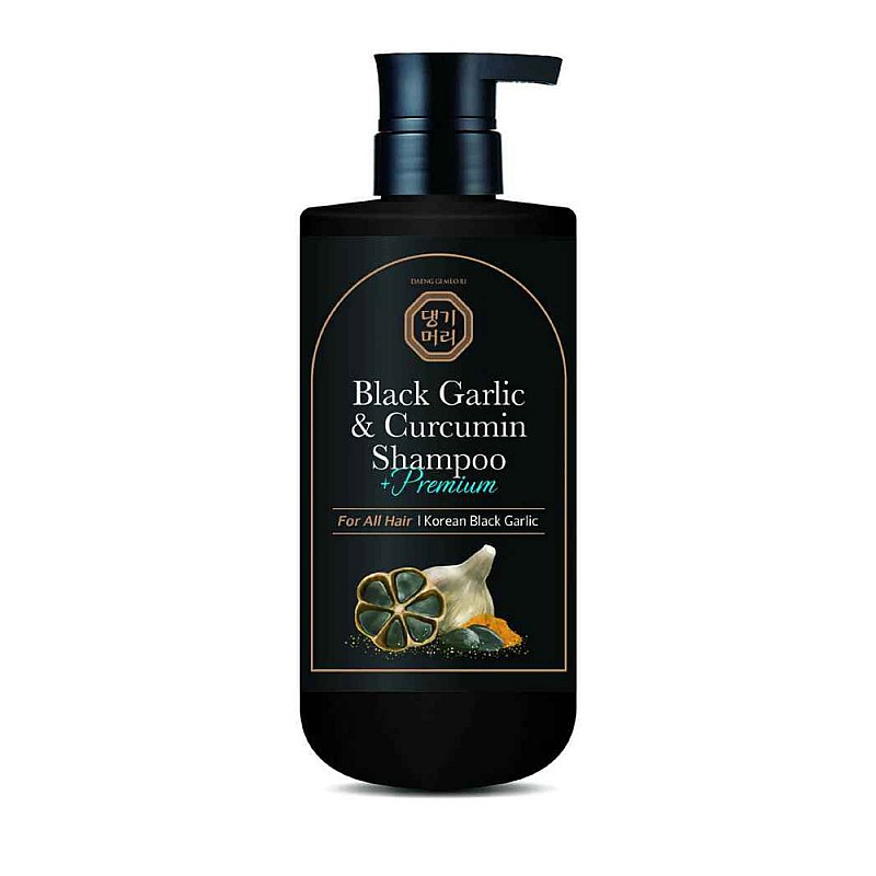 Шампоан за растеж и укрепване на косата Doori Black Garlic & Curcumin Shampoo 500ml