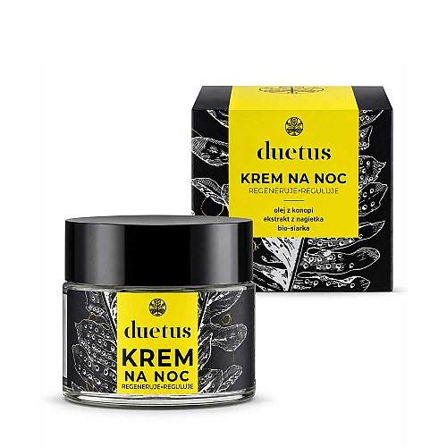 Балансиращ нощен крем за мазна и проблемна кожа Duetus Regulating Night Face Cream 50ml